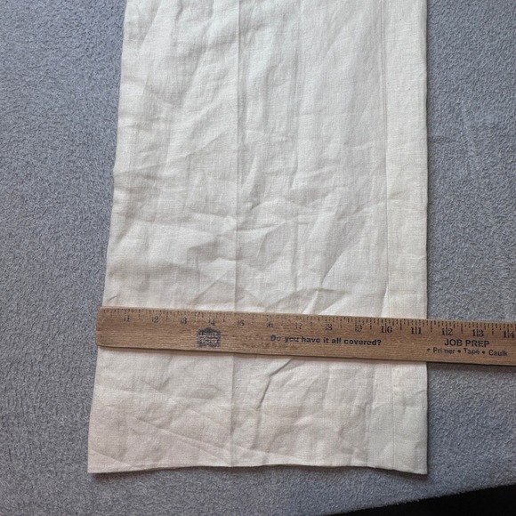 Lauren Ralph Lauren Pants Womens 18W White Linen Wide Leg High Rise New NWOT - Picture 10 of 12